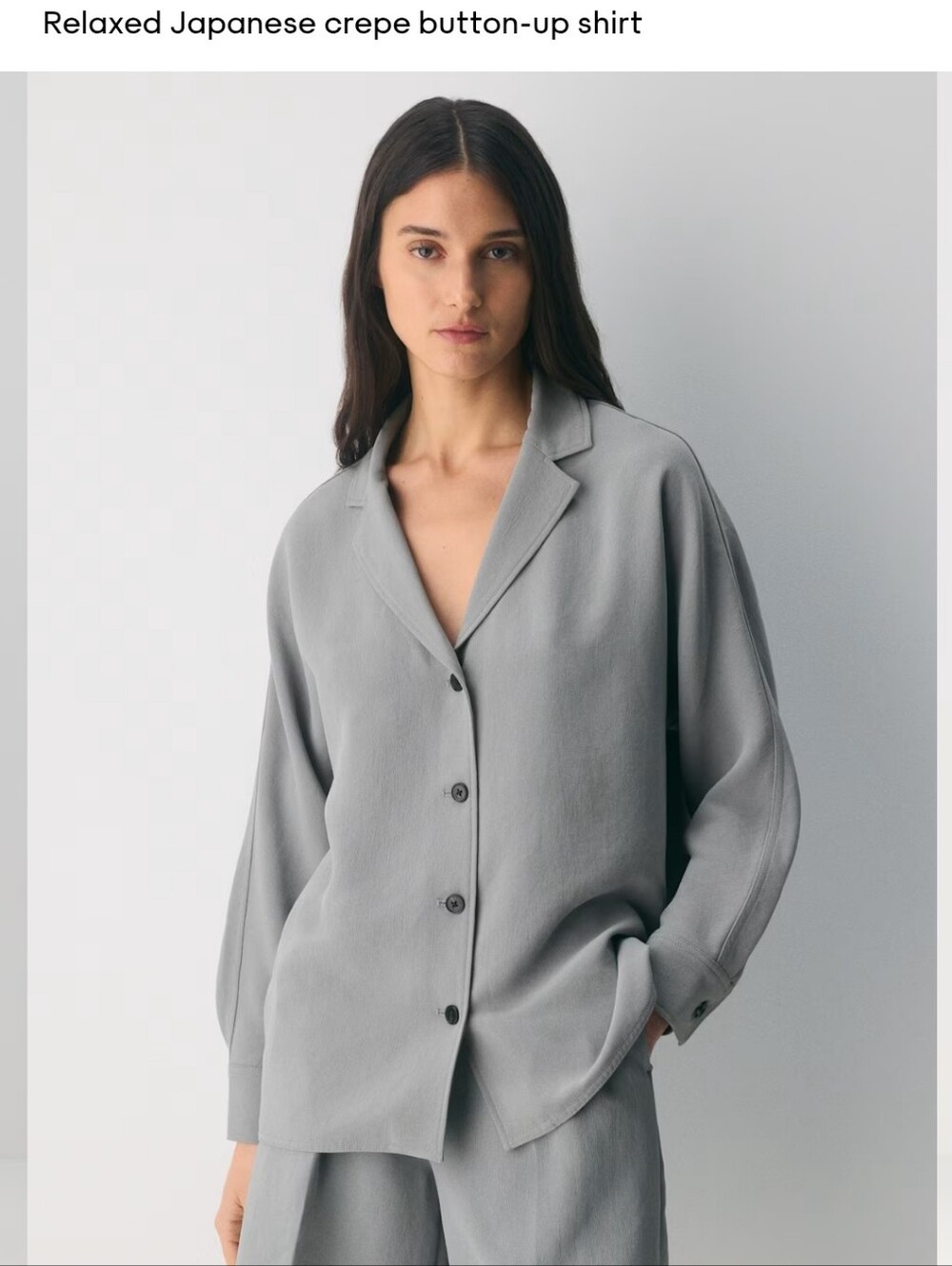 Aritzia Freeform Crepette Blouse